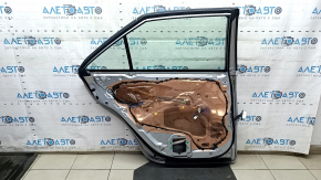Дверь в сборе задняя левая Toyota Camry v55 15-17 usa, серебро 1J9, тычки