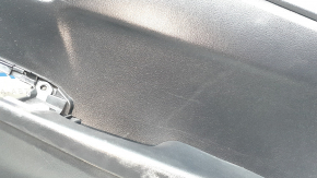 Panou ușă spate dreapta pentru Toyota Camry V55 15-17 SUA, piele neagră, cotieră din piele neagră, inserție din piele neagră, cu mâner, zgârieturi