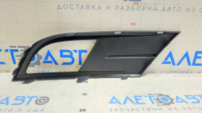 Решетка переднего бампера боковая левая VW Jetta 15-18 USA под птф