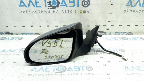 Зеркало боковое левое в сборе Toyota Camry v55 15-17 5 пинов, серебро 1J9, царапины