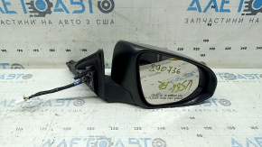 Зеркало боковое правое в сборе Toyota Camry v55 15-17 5 пинов, серебро 1J9, царапины