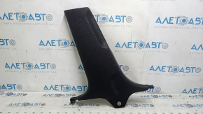 Накладка центральной стойки нижняя левая Honda Civic X FC 16-21 4d черная, царапины