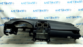Bord față fără airbag pentru Toyota Camry V55 15-17 SUA, negru, cusături albe