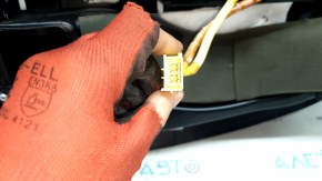 Торпедо передняя панель с AIRBAG Toyota Camry v55 15-17 usa черная, белая строчка