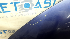 Капот голый Nissan Rogue 14-20 алюминий, синий RBY, песок, царапина