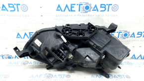 Фара передняя левая Nissan Rogue 17-18 LED, сломаны крепления, песок, полез лак