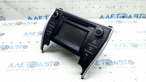 Дисплей радио дисковод проигрыватель Toyota Camry v55 15-17 usa, царапины на мониторе и хром накладке