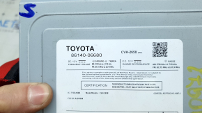 Дисплей радио дисковод проигрыватель Toyota Camry v55 15-17 usa, царапины на мониторе и хром накладке