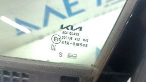 Молдинг двери верхний передней левой Kia Sorento 21-23 HEV, PHEV хром, с уплотнителем и стеклом
