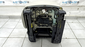 Сидение 2 ряда правое Kia Sorento 21-26 HEV, PHEV перфорация, кожа серая, под химчистку