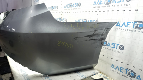 Бампер задний голый Toyota Camry v55 15-17 usa серебро 1J9, затертый, надлом, царапины