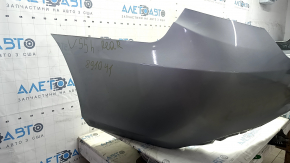 Бампер задний голый Toyota Camry v55 15-17 usa серебро 1J9, затертый, надлом, царапины