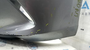 Бампер передний голый Toyota Camry v55 15-17 usa, серебро, царапины, надлом крепления, сколы, паутина, вмятины