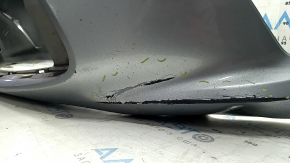 Бампер передний голый Toyota Camry v55 15-17 usa, серебро, царапины, надлом крепления, сколы, паутина, вмятины