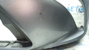 Бампер передний голый Toyota Camry v55 15-17 usa, серебро, царапины, надлом крепления, сколы, паутина, вмятины