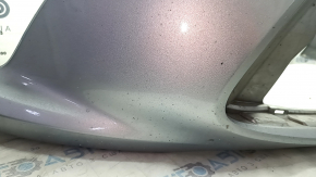Бампер передний голый Toyota Camry v55 15-17 usa, серебро, царапины, надлом крепления, сколы, паутина, вмятины