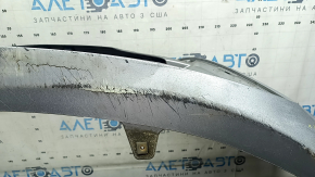 Бампер передний голый Toyota Camry v55 15-17 usa, серебро, царапины, надлом крепления, сколы, паутина, вмятины