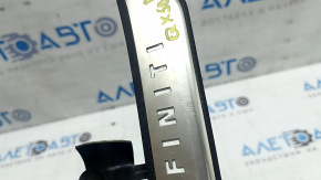 Prag cromat pentru ușă spate Infiniti QX50 19-22 cu iluminare din spate, zgârieturi