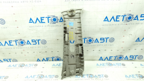 Ornament stâlp central superior stânga pentru Nissan Rogue 14-20, gri, pentru curățare