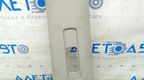 Ornament stâlp central superior stânga pentru Nissan Rogue 14-20, gri, pentru curățare