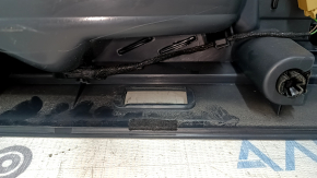 Panou decorativ ușă, dreapta față, Audi A5 F5 18-19, piele gri 5D, inserție și cotieră, piele gri deschis, Bang & Olufsen, fără iluminare din spate, cu mâner, lambriu