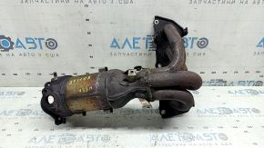 Коллектор выпускной с катализатором Toyota Camry v55 15-17 hybrid, ржавый