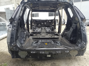 Задняя панель Nissan Rogue 21-26 на кузове, черная
