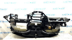 Торпедо передняя панель с AIRBAG Nissan Rogue 14-20 черная BOSE, ржавый пиропатрон
