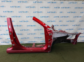 Четверть передняя правая Mazda CX-9 16-23 красная, отпилена, с центральной стойкой