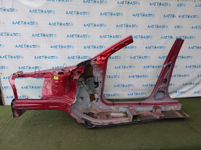 Четверть передняя правая Mazda CX-9 16-23 красная, отпилена, с центральной стойкой
