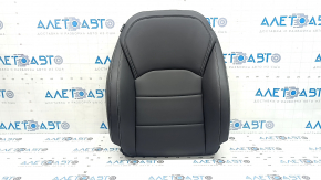 Tapițerie spătar scaun pasager Infiniti QX50 19-20, piele neagră