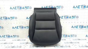 Tapițerie pernă scaun pasager Infiniti QX50 19-20, piele neagră, cu aspect încrețit