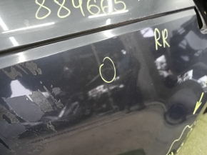 Четверть крыло задняя правая Audi A4 B9 17-19 отпилена, графит, после ремонта, примята, тычки