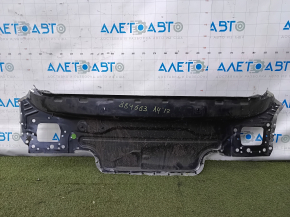 Задняя панель Audi A4 B9 17-20 2 части, высверлена, графит