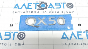 Emblemă inscripționată QX50 pe portbagaj Infiniti QX50 19-20