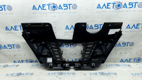Grilă radiator Nissan Rogue 17-18 pentru cameră, radar, emblemă pătrată, fără emblemă, nisip, crom umflat