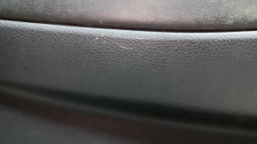 Panou ușă spate dreapta pentru Nissan Rogue 17-20, negru cu inserție din plastic negru, cotieră din piele