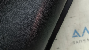 Panou ușă spate dreapta pentru Nissan Rogue 17-20, negru cu inserție din plastic negru, cotieră din piele