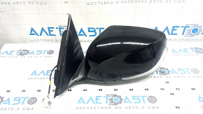 Зеркало боковое левое в сборе Infiniti QX50 19-22 5 пинов, поворотник, черное