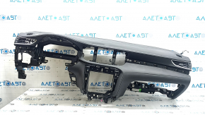 Panou frontal bord cu AIRBAG Infiniti QX50 19-21 negru, sub difuzor, cu deflectoare, zgârieturi, 