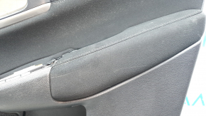 Panou ușă spate dreapta negru pentru Honda CRV 17-22, cotieră din material textil negru, inserție din material textil negru, ornament din lemn deschis la culoare, sub tweeter, zgârieturi, urme de uzur