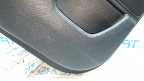 Panou ușă spate stânga pentru Honda CRV 17-22, negru, inserție piele bej, cotieră piele bej, ornament imitație lemn, sub tweeter