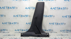 Ornamente montan central dreapta jos negru pentru Nissan Rogue 14-20 cu capac, zgârieturi