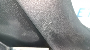 Накладка центральной стойки нижняя правая Nissan Rogue 14-20 черная, с заглушкой, царапины