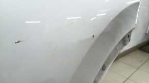 Дверь голая задняя левая Honda CRV 17-22 белый NH-883P, примята, тычки, царапины