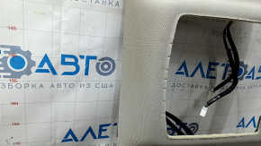 Обшивка потолка Nissan Rogue 17-20 серый под панораму, под химчистку, царапины, надрыв