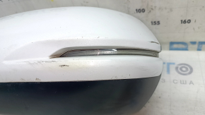 Ansamblu oglindă retrovizoare stânga pentru Honda CRV 17-22, 9 pini, semnalizator, BSM, încălzit, alb