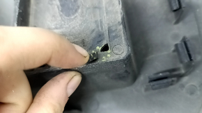 Bara spate Audi Q5 80A 21-24 neagră pentru bara de remorcare, S-Line, structură, zgârieturi, presare, suport rupt