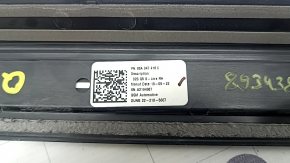 Накладка порога внешняя передняя правая Audi Q5 80A 18-24 черная с хромом и подсветкой, S-Line, царапины