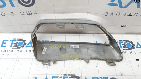 Обрамление накладки заднего бампера нижнее левое Audi Q5 80A 21-24 хром под широкий выхлоп, S-Line, сломано крепление, царапины